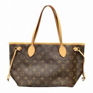 LOUIS VUITTON Brown Monogram Neverfull PM Tote Bag